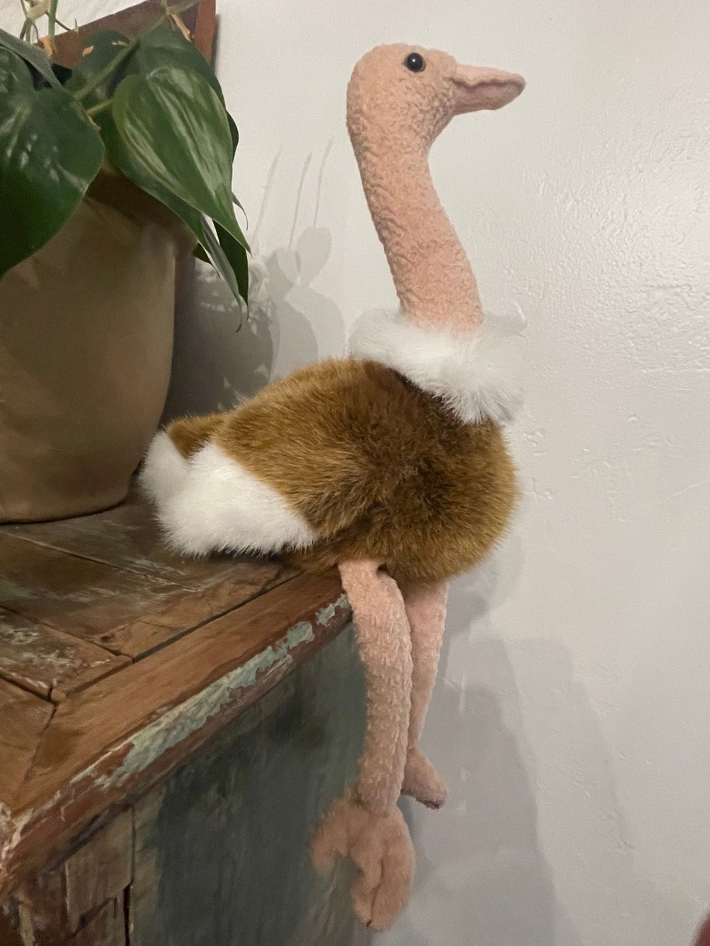 Ty Beanie Buddies Stretch Ostrich 1998 Original Tag Vintage Collectible Toy